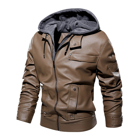 Abrigo de Cuero para Hombre Elegante y Cálido - Image 5