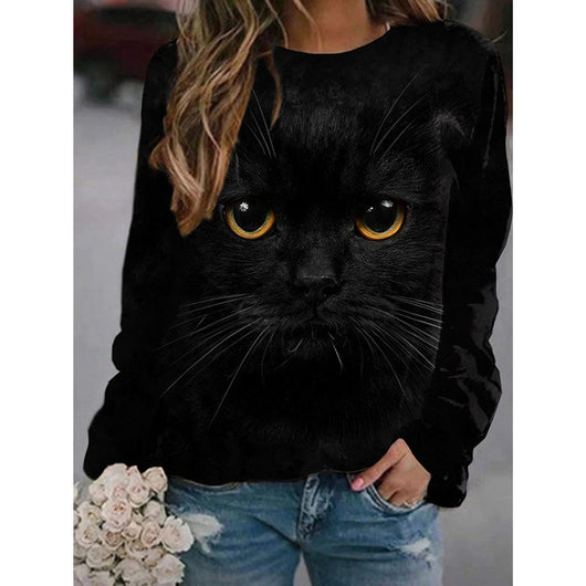 Playera Casual Estampada con Dibujos Animados para Mujer - Image 12