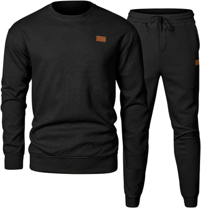 Conjunto de Suéter Jacquard Cuello Redondo para Hombre - Image 6