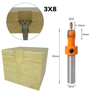 Tornillo Autorroscante de Cabeza Aleada con Broca Escalonada para Madera - Image 24