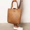 Bolsa de Playa Tejida en Paja - Estilo Minimalista Japonés