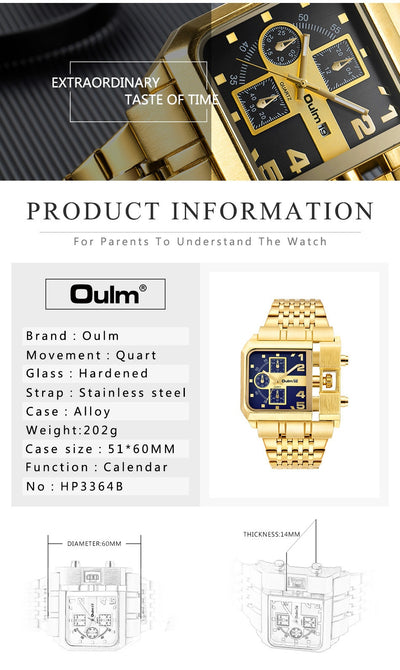 Reloj de Hombre Acero Inoxidable con Calendario y Movimiento de Cuarzo - Image 16