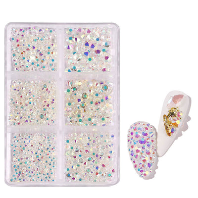 Stickers de Uñas Porcelana Blanca - 6 Compartimentos - Image 29