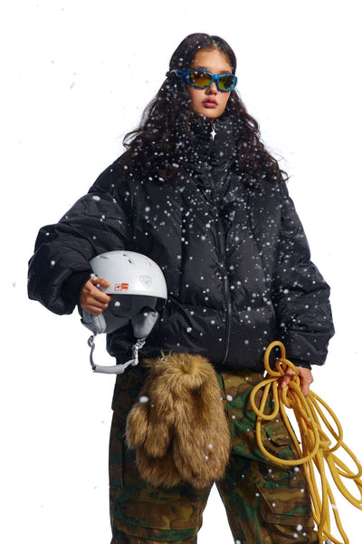 Abrigo Pato Blanco con Cuello Mao - Diseño Moderno Invierno - Image 18