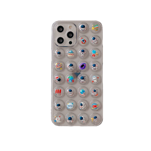 Funda Protectora Astronauta Planeta Espacial con Burbujas Descompresivas - Image 2