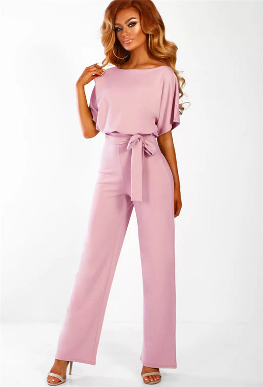 Jumpsuit Corto de Encaje con Cordones - Estilo Moderno y Versátil