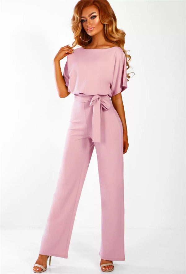 Jumpsuit Corto de Encaje con Cordones - Estilo Moderno y Versátil