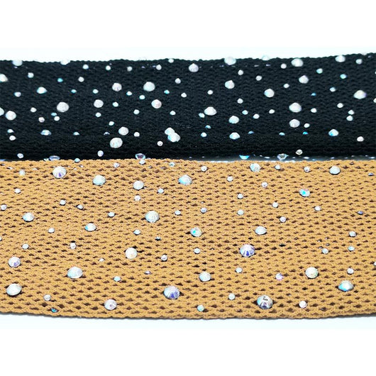 Medias de Malla con Cristales Brillantes y Detalles Incrustados - Image 6