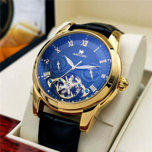 Reloj Mecánico Automático para Hombre con Diseño Hueco Luminoso - Image 4
