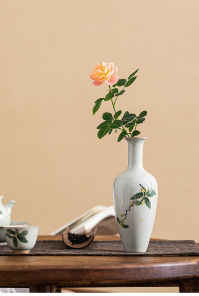 Maceta Cerámica Retro para Flores Hidropónicas - Adorno de Porcelana - Image 14