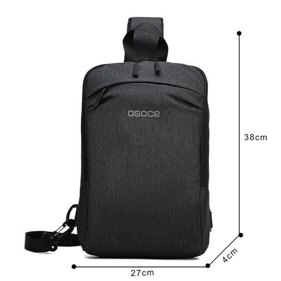 Bolsa de Pecho Oxford para Hombre - Estilo Casual al Aire Libre