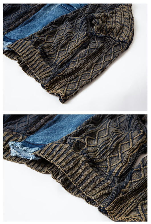 Chamarra Suéter Vintage Lavado Twist para Hombre - Image 6