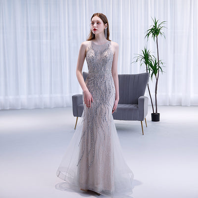Vestido de Noche Elegante Silueta Sirena para Eventos Exclusivos - Image 11