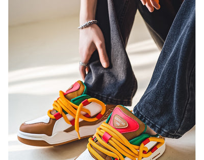 Tenis Retro Altos Hamburg Fries para Deportes y Estilo Casual de Verano - Image 9