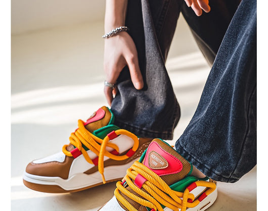 Tenis Retro Altos Hamburg Fries para Deportes y Estilo Casual de Verano - Image 9