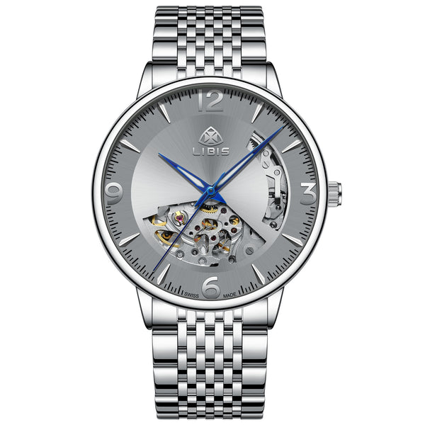 Reloj Automático de Acero Inoxidable Resistente al Agua con Esfera Luminosa - Image 5