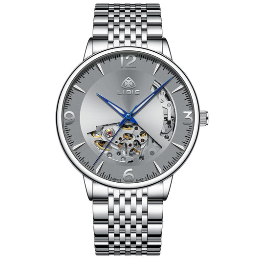 Reloj Automático de Acero Inoxidable Resistente al Agua con Esfera Luminosa - Image 5