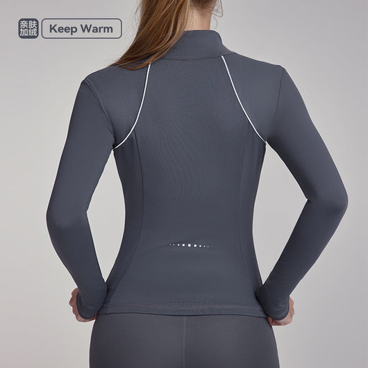 Abrigo Yoga Térmico para Mujer con Forro Polar y Diseño Reductor - Image 12