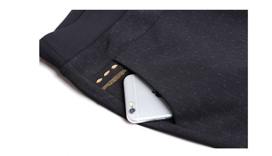 Pantalones Negros Talla Grande para Mujer con Cintura Ajustada y Corte Recto - Image 28