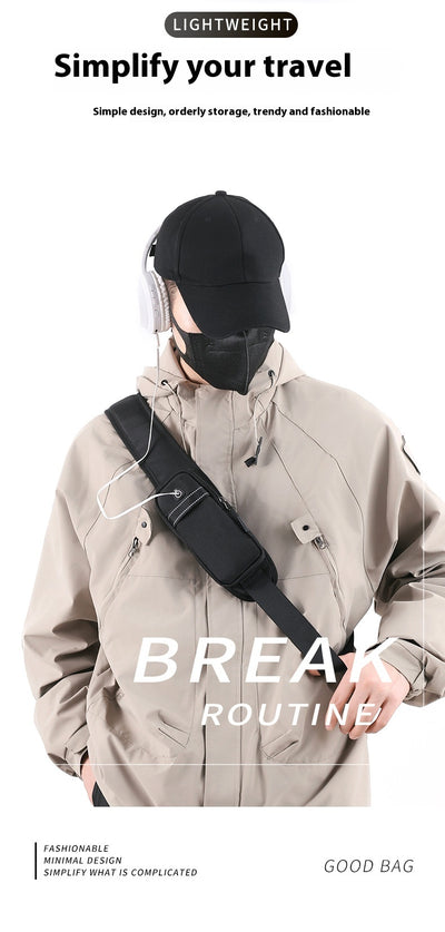 Mochila Pecho Oxford para Hombre - Bolsa Cruzada Funcional - Image 19