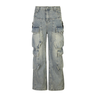 Pantalones Cargo Vaqueros Multibosillo para Hombre - Image 16