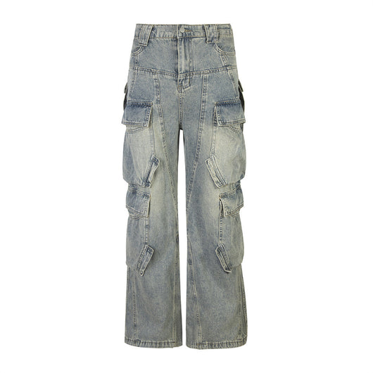 Pantalones Cargo Vaqueros Multibosillo para Hombre - Image 16