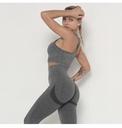 Traje de Yoga Largo Ajustado de Cintura Alta con Manga Larga - Image 43