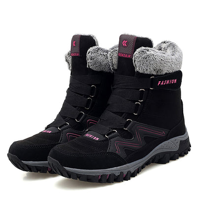 Botas Cálidas Acolchadas de Algodón - Caña Alta - Image 10