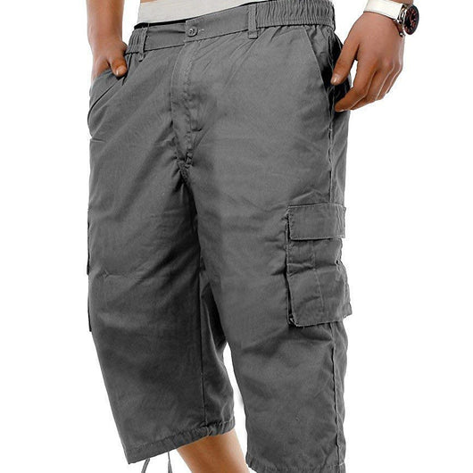Shorts Cargo Vintage para Hombre - Estilo Militar Cómodo para Verano