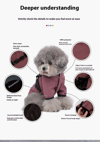 Poncho Impermeable para Perros Pequeños y Medianos - Image 12