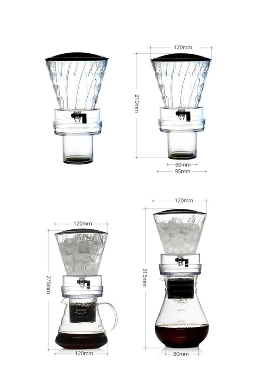 Cafetera de Goteo en Frío 800ml - Cervecera de Café Helado - Image 8