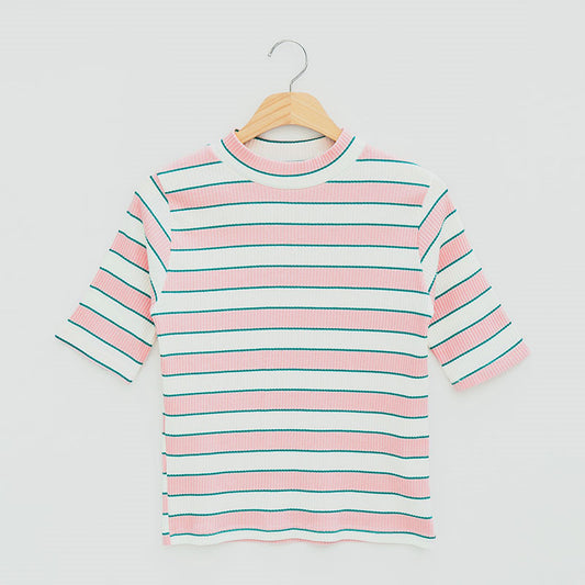 Camiseta Slim Fit de Algodón Manga Corta Estilo Coreano