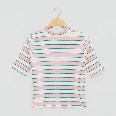 Camiseta Slim Fit de Algodón Manga Corta Estilo Coreano
