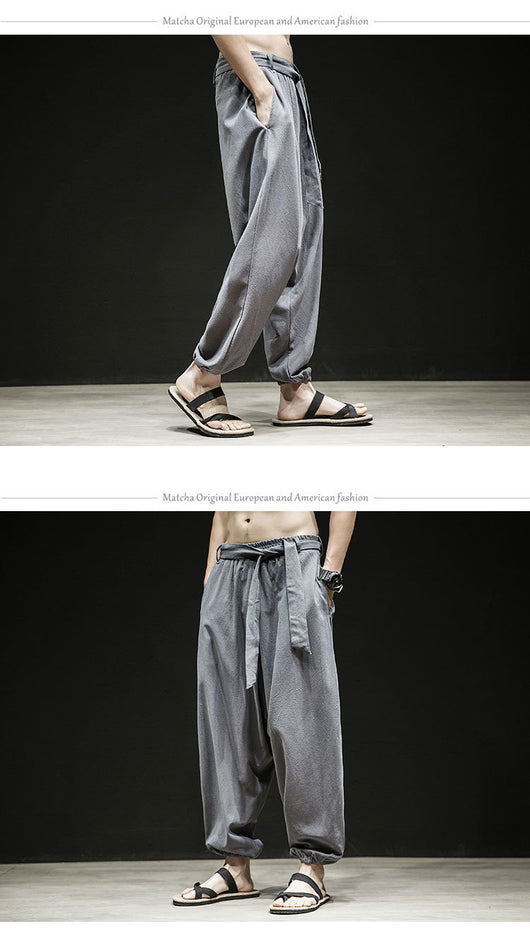 Pantalones Estilo Chino de Primavera y Verano para Hombre con Cintura Elástica - Image 11