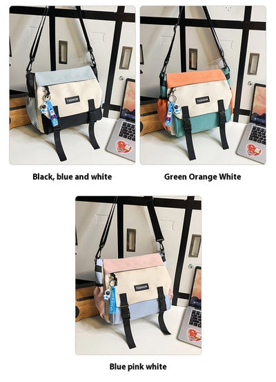 Bolsa de Hombro Casual Mujer Capacidad Grande Diseño Neutro Japonés - Image 10