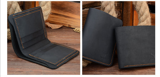 Billetera Corta Retro para Hombre - Estilo Business - Image 10