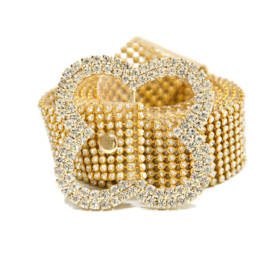 Corsé Femenino con Cinturón Decorativo de Diamantes - Image 15