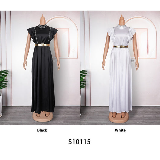 Vestido de Noche Elegante con Strass y Cintura Alta - Image 15