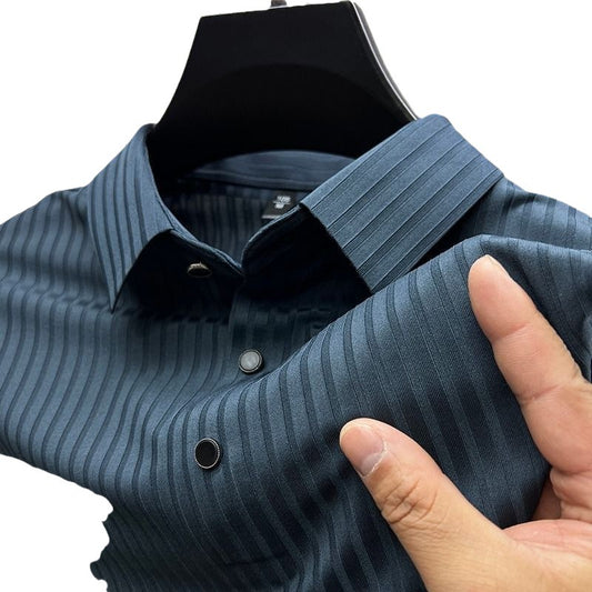 Camisa Fresca de Seda de Hielo para Hombre - Manga Corta Transpirable - Image 2