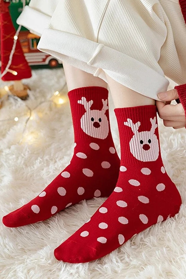 Pack 4 Pares Calcetines Navideños Unisex Cálidos y Suaves
