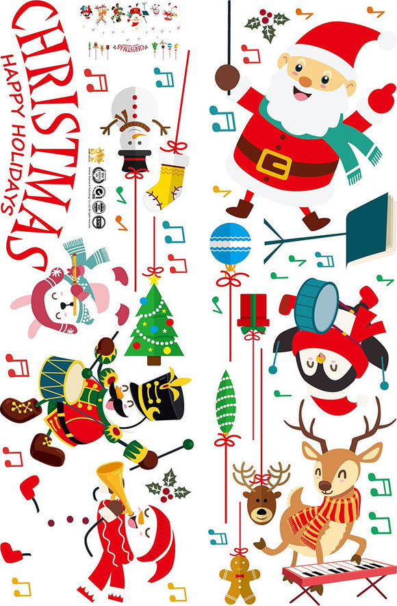 Vinilo Decorativo Concierto Navideño para Pared