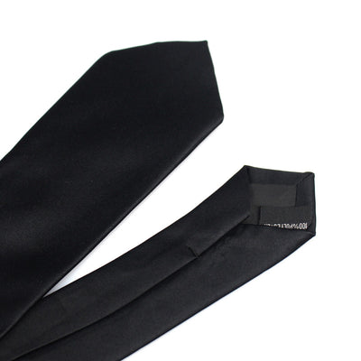 Corbata Negra Ultra Delgada 6cm - Elegancia Casual Profesional - Image 5