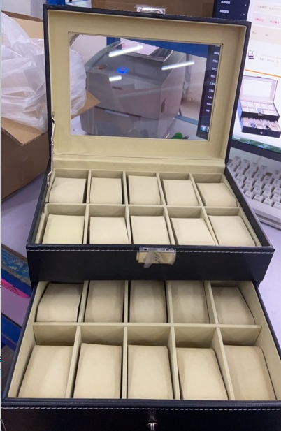 Caja Organizadora de Relojes de Doble Capa - Pack de 20 Unidades - Image 3