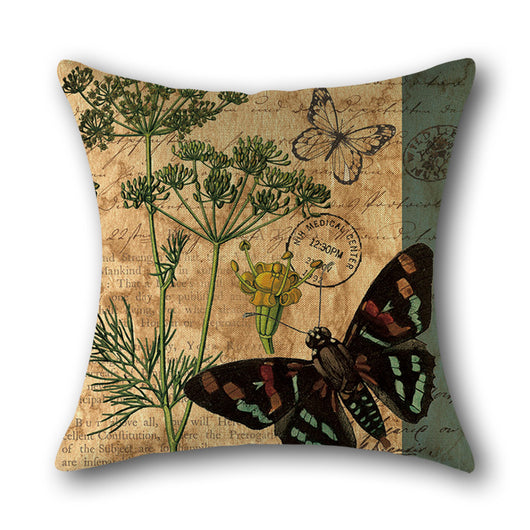Funda de Almohada Decorativa de Algodón y Lino - Image 4