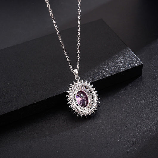 Collar Colgante de Cristal Tridimensional - Image 14