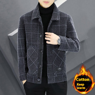 Chaqueta de Lana Casual para Negocios Otoño-Invierno - Image 13