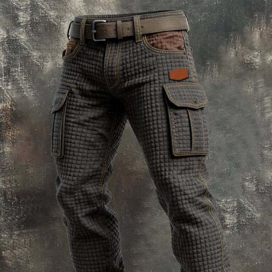 Pantalones de Trabajo Vintage Punk para Hombre