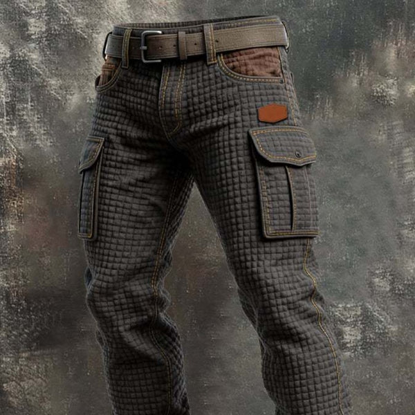 Pantalones de Trabajo Vintage Punk para Hombre