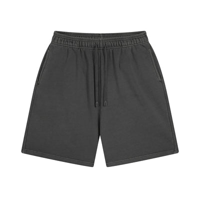 Shorts Deportivos de Algodón Puro Teñidos con Patrón Vintage Lavado - Image 18