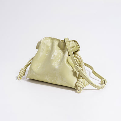 Bolsa de la Suerte con Cordón de Satén y Cuero Genuino - Image 7